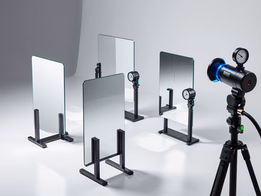 fitness_mirror_decibel_testing_setup