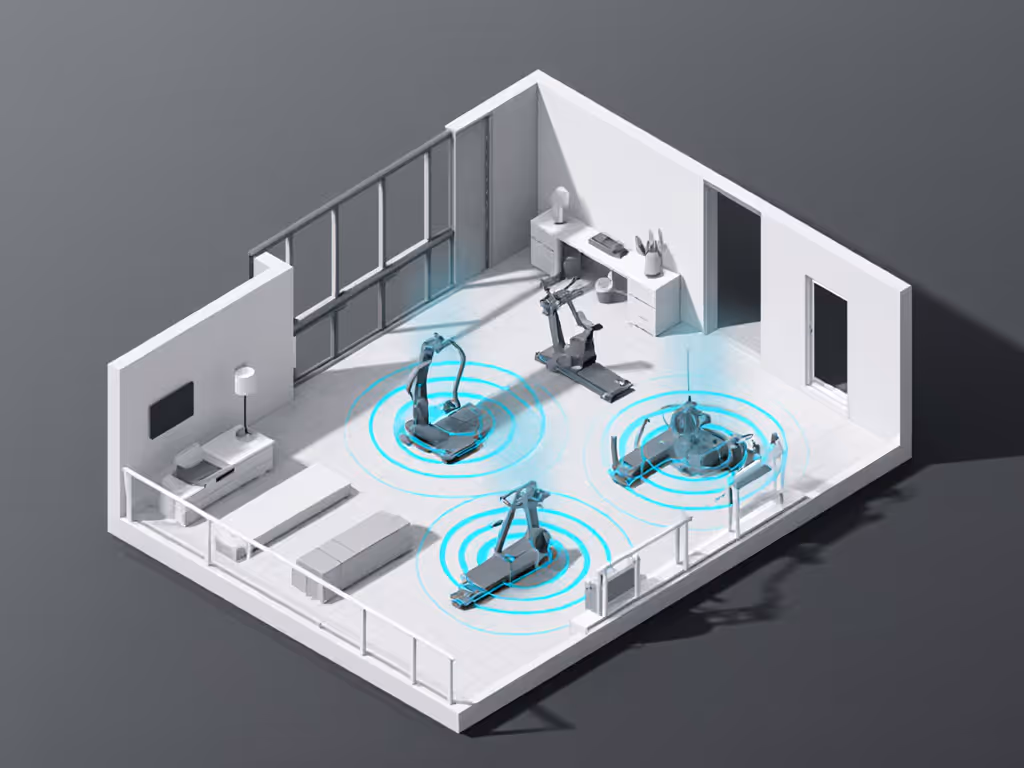 apartment_smart_gym_layout_showing_vibration_zones