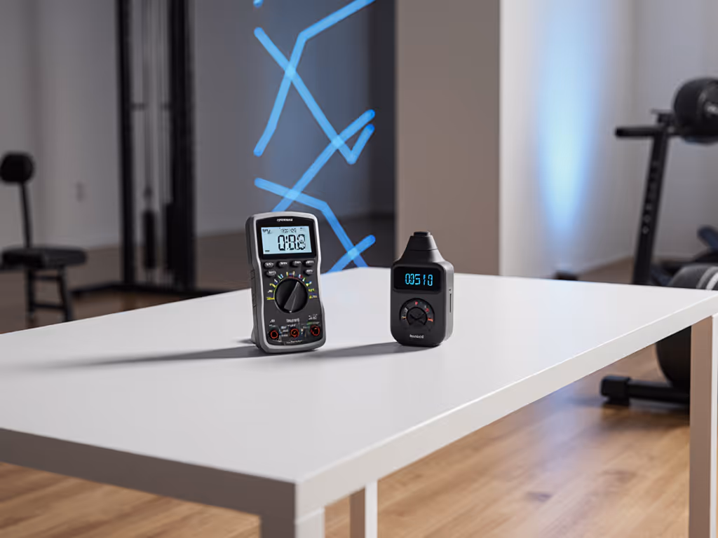 lab-testing-decibel-meter-and-vibration-sensor