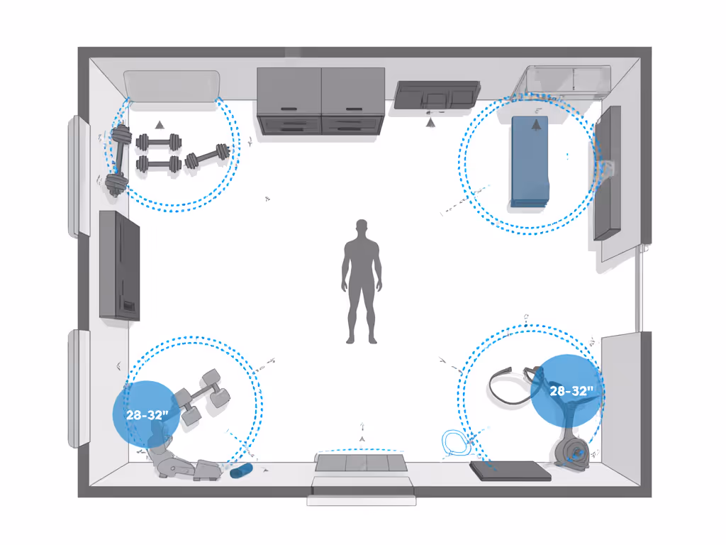 home_gym_storage_layout_with_reach_zones_marked