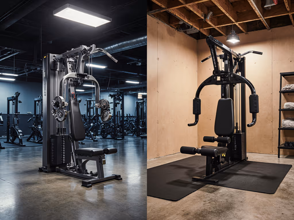 Commercial vs Home Strength Machines: Space & Noise Data