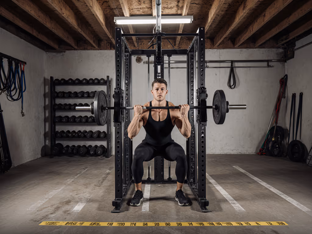 Smith Machine Squats: Space-Safe Technique Guide
