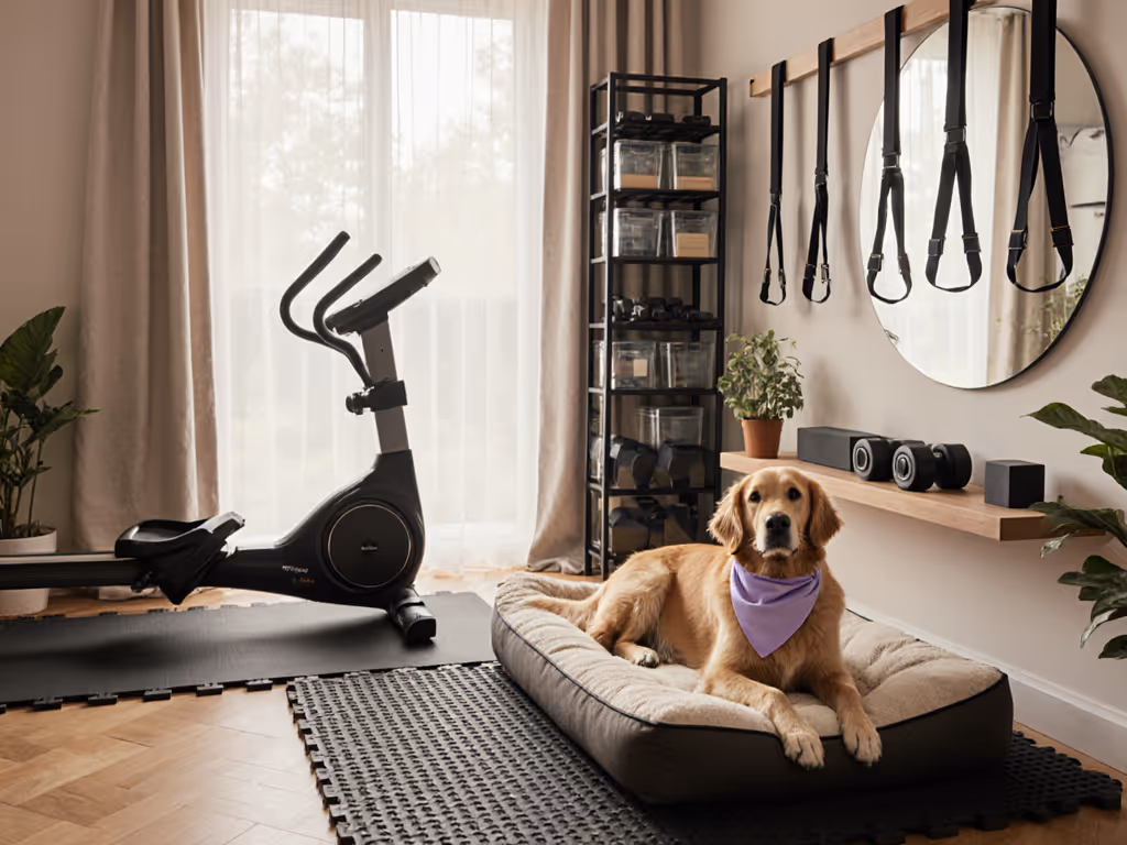 Pet-Friendly Home Gym: Safe Space Solutions