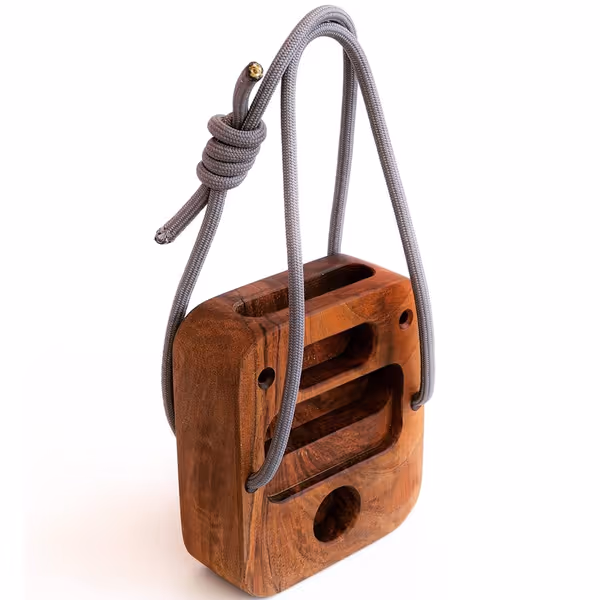 Portable Hardwood Hangboard